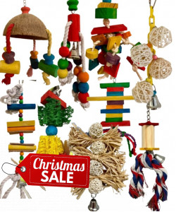 9 X Parrot Toy Pack - Budgies, Conures, Cockatiels, Caiques, Quaker Etc - RRP £95.91 - Pack 2